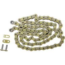 Cadena reforzada RXP Pro-MX paso 428 90 eslabones dorada Moose Racing