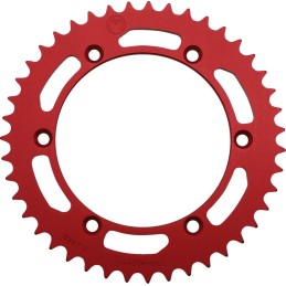 Corona de aluminio 43 dientes roja Moose Racing GasGas