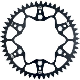 Corona de aluminio 41 dientes paso 520 negra Moto-Master - 62.009.22.41