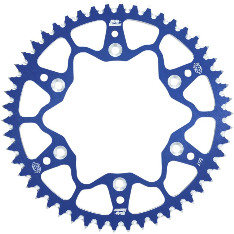 Corona de aluminio 43 dientes paso 520 azul Moto-Master - 62.009.24.43