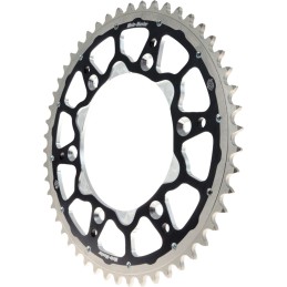 Corona de aluminio 46 dientes paso 420 negra Moto-Master - 620263246