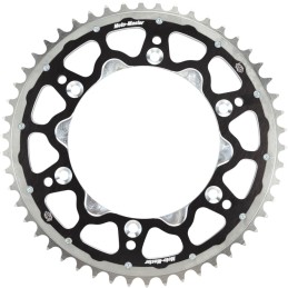 Corona de aluminio 48 dientes paso 520 negra Moto-Master - 62.012.32.48