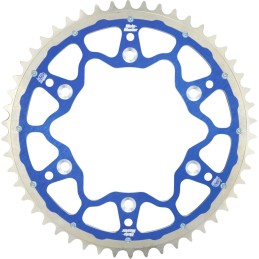 Corona de aluminio 50 dientes paso 520 azul Moto-Master - 62.012.34.50