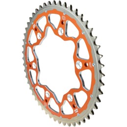 Corona de aluminio 50 dientes paso 520 naranja Moto-Master - 62.007.35.50