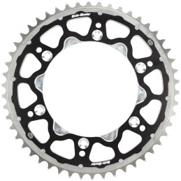Corona de aluminio 51 dientes paso 520 negra Moto-Master - 62.012.32.51