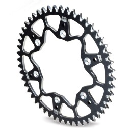 Corona de aluminio 45 dientes paso 420 negra Moto-Master - 62.041.22.45