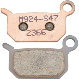 Pastillas de freno sinterizadas delanteras y traseras Moose Racing XCR