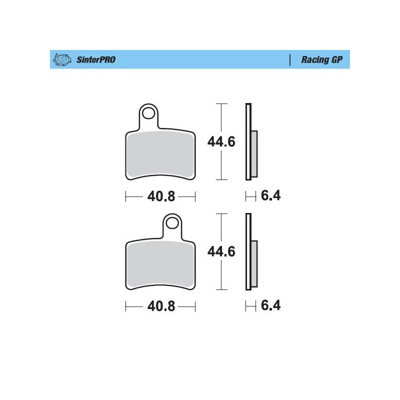 Pastillas de freno sinterizadas Moto-Master Racing GP - 099312