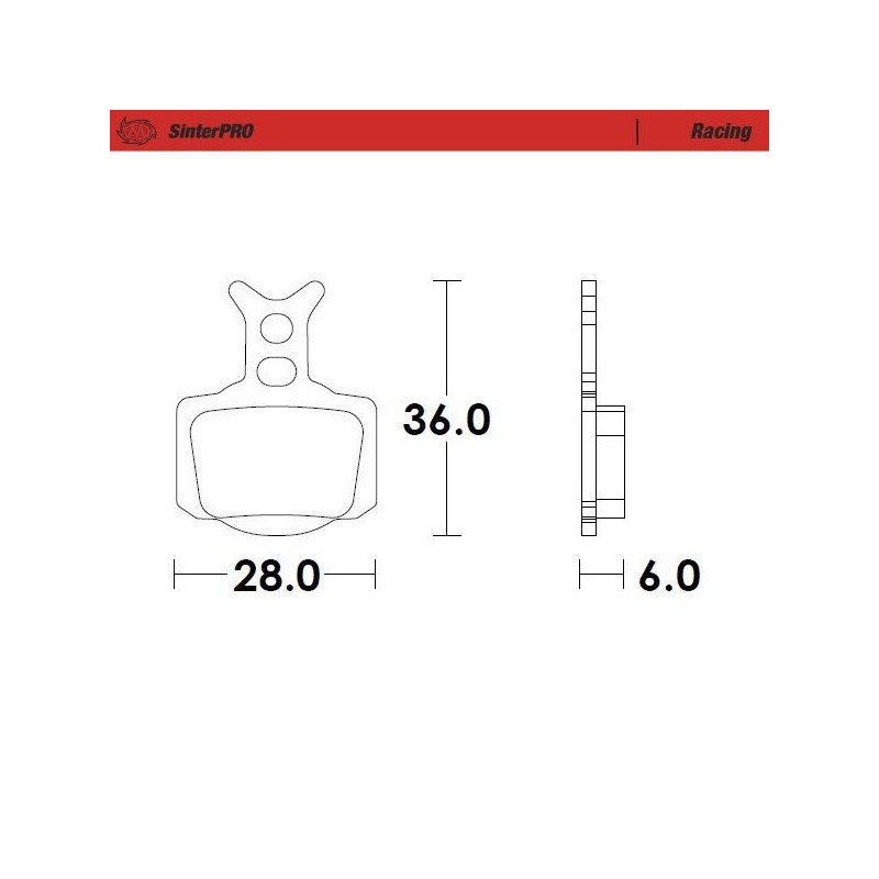Pastillas de freno sinterizadas Moto-Master Racing - 82811