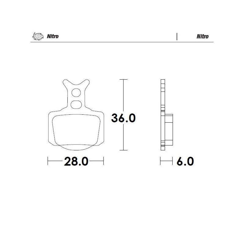 Pastillas de freno sinterizadas Moto-Master Nitro - 82821