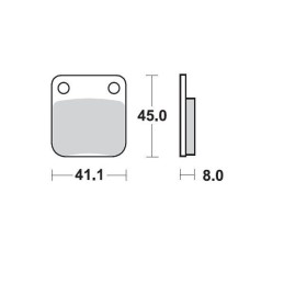 Pastillas de freno sinterizadas Moto-Master Racing - 90011