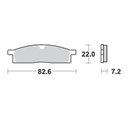Pastillas de freno sinterizadas Moto-Master Racing GP - 91212