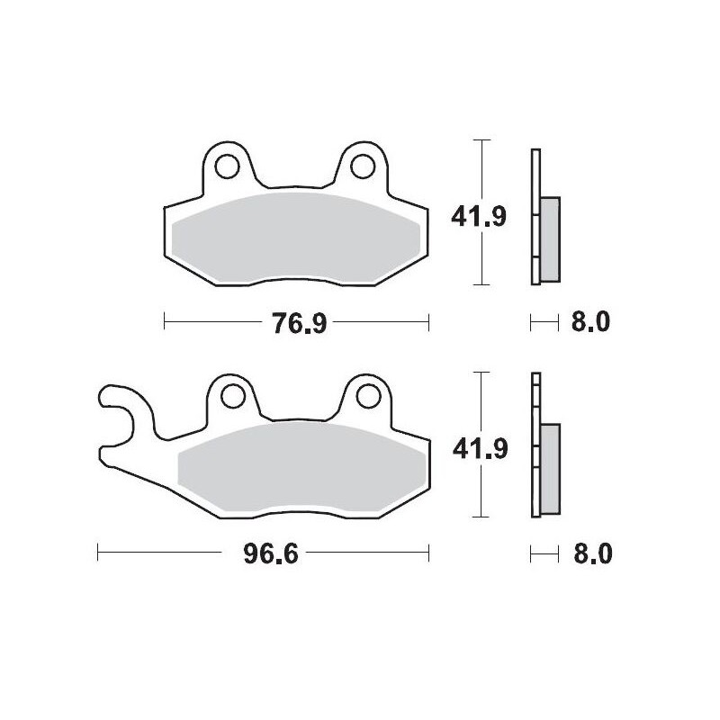 Pastillas de freno sinterizadas Moto-Master Racing GP - 91912