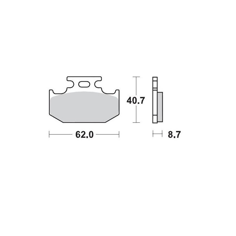 Pastillas de freno sinterizadas Moto-Master Racing - 92211