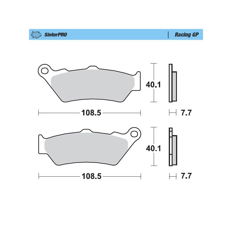 Pastillas de freno sinterizadas Moto-Master Racing GP - 93112