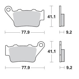 Pastillas de freno sinterizadas Moto-Master Racing - 93211