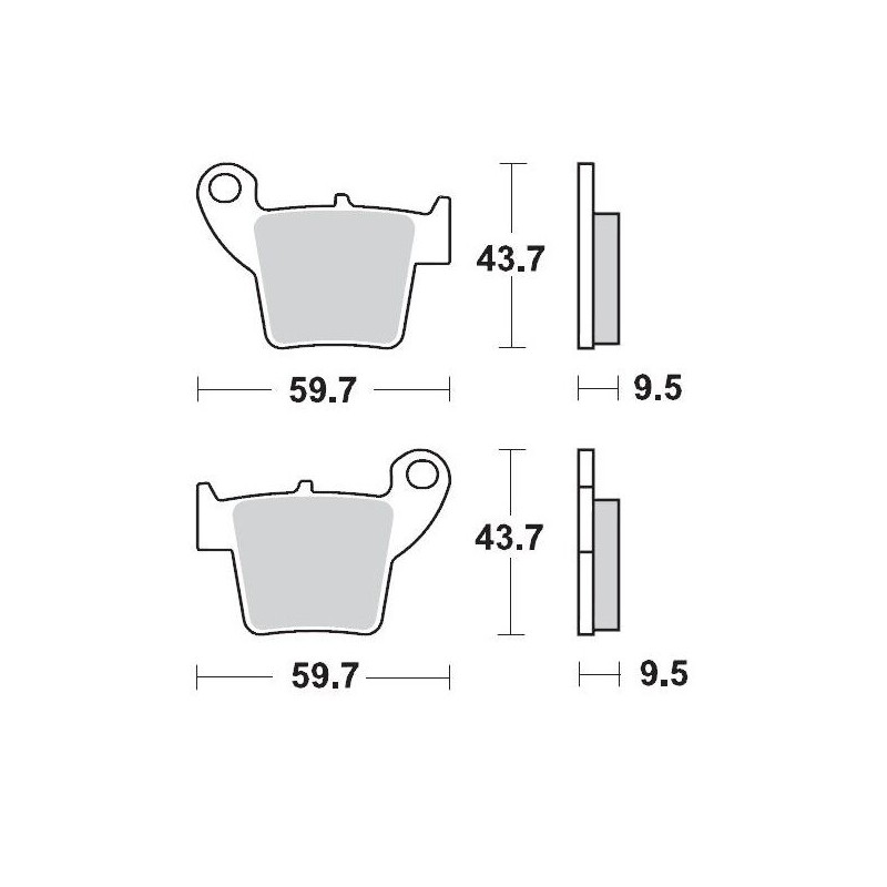 Pastillas de freno sinterizadas Moto-Master Racing GP - 94312