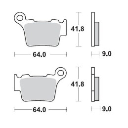 Pastillas de freno sinterizadas Moto-Master Nitro Sport - 94422