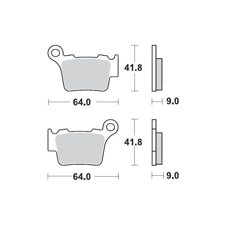 Pastillas de freno sinterizadas Moto-Master Nitro Sport - 94422