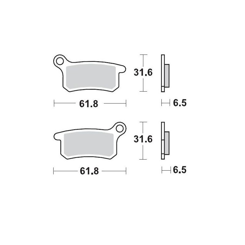 Pastillas de freno sinterizadas Moto-Master Racing - 94611