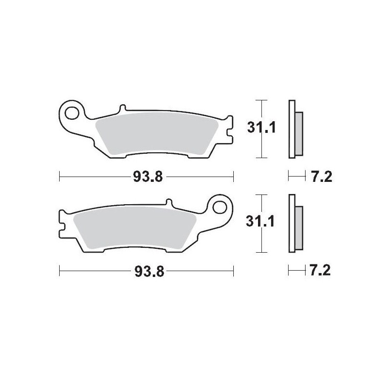 Pastillas de freno sinterizadas Moto-Master Nitro Sport - 94922