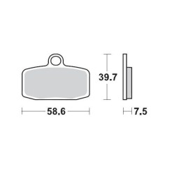 Pastillas de freno sinterizadas Moto-Master Racing - 97411