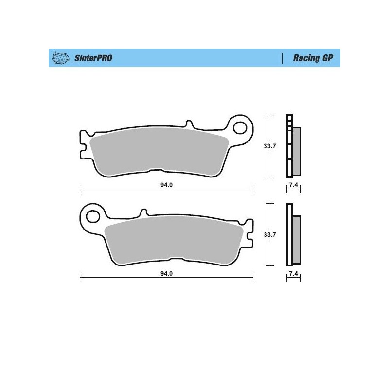 Pastillas de freno sinterizadas Moto-Master Nitro - 99821