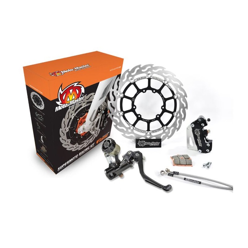 Kit de freno delantero supermoto Racing Flame 320 mm con bomba radial RMC-R Moto-Master - 313028R