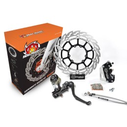 Kit de freno delantero supermoto Racing 320 mm con bomba radial RMC-R Moto-Master
