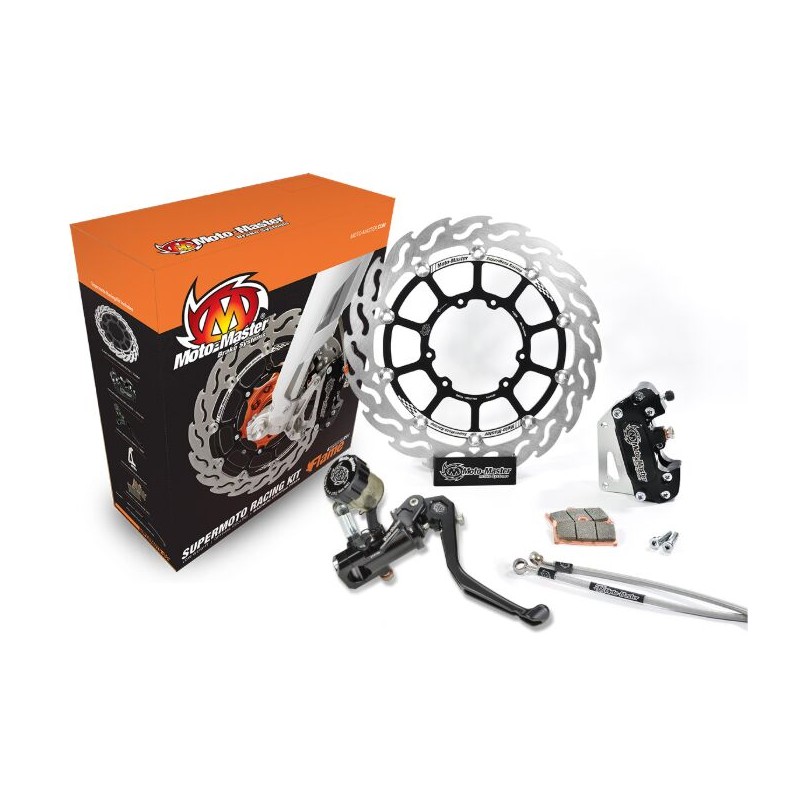 Kit de freno delantero supermoto Racing Flame 320 mm con bomba radial RMC-R Moto-Master - 313039R