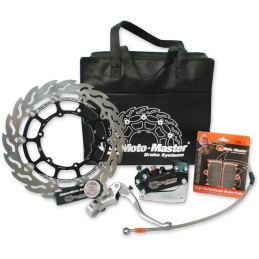 Kit de freno delantero supermoto Racing Flame 300 mm con faro Moto-Master - 313056