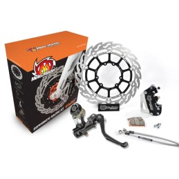 Kit de freno delantero supermoto Racing Flame 320 mm con bomba radial RMC-R Moto-Master - 313063R