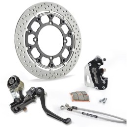 Kit de freno delantero supermoto Racing Halo T-Floater 320 mm con bomba radial RMC-R Moto-Master - 313079R