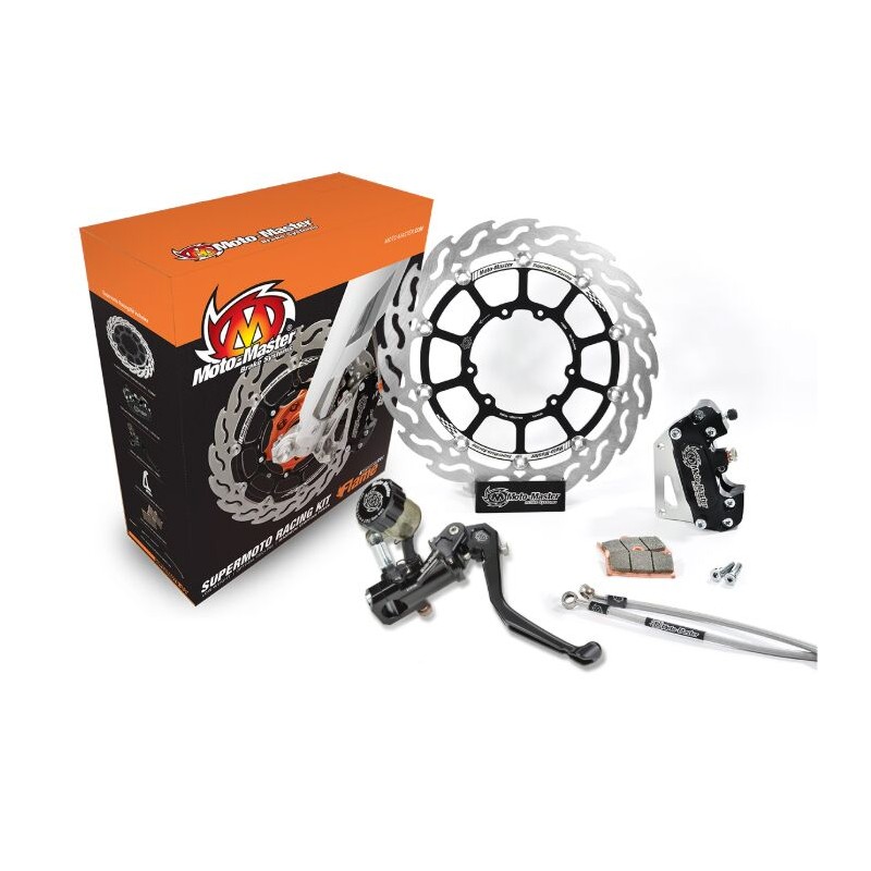 Kit de freno delantero supermoto Racing Flame 320 mm con bomba radial RMC-R Moto-Master - 313105R