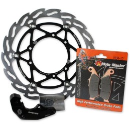 Kit de freno delantero con disco flotante Flame 260 mm Moto-Master