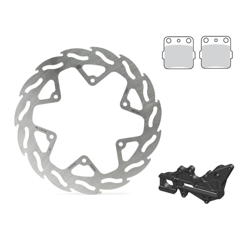 Kit de freno trasero con disco fijo 240 mm Moto-Master - 310043