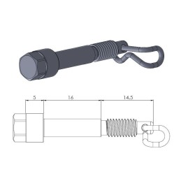 Pasador de pastillas de freno de recambio Moto-Master - 213041