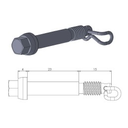 Pasador de pastillas de freno de recambio Moto-Master - 213046