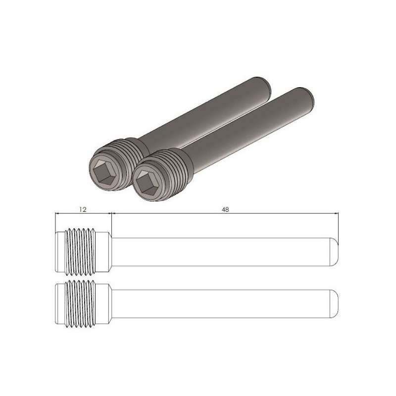 Pasador de pastillas de freno Moto-Master - 213148
