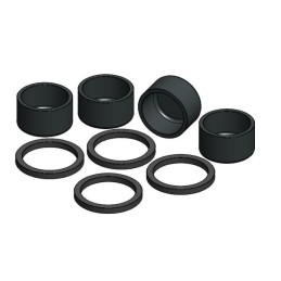 Kit de revisión y mejora de pinza supermoto Moto-Master con juntas y pistones con recubrimiento duro