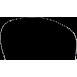 Latiguillo de freno de acero inoxidable trenzado Moose Racing - G06-1-007/P-CL