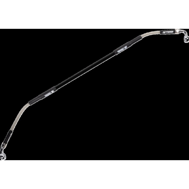 Latiguillo de freno de acero inoxidable trenzado Moose Racing - H01-2-010/P-CL