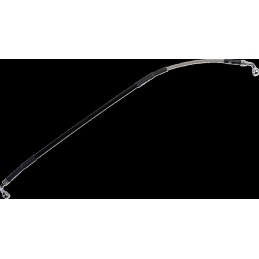 Latiguillo de freno de acero inoxidable trenzado Moose Racing - H01-2-019/P-CL