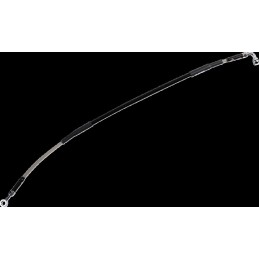 Latiguillo de freno de acero inoxidable trenzado Moose Racing - H01-2-027/P-CL