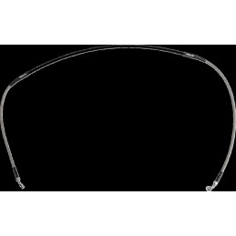 Latiguillo de freno de acero inoxidable trenzado Moose Racing - H02-1-036/P-CL