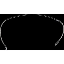 Latiguillo de freno de acero inoxidable trenzado Moose Racing - H02-1-063/P-CL