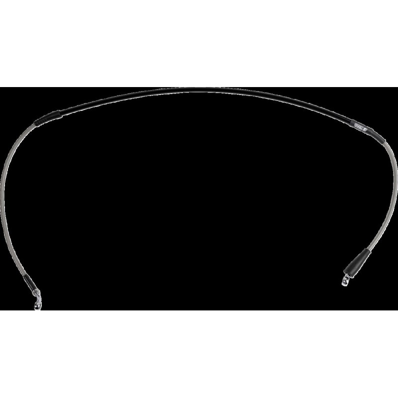 Latiguillo de freno de acero inoxidable trenzado Moose Racing - H02-1-063/P-CL