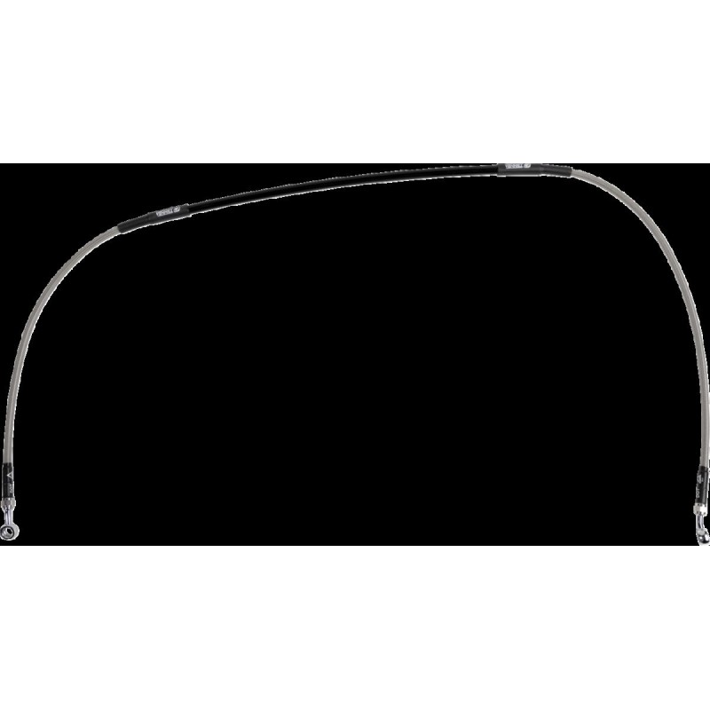 Latiguillo de freno de acero inoxidable trenzado Moose Racing - H02-1-064/P-CL