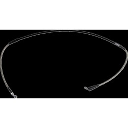 Latiguillo de freno de acero inoxidable trenzado Moose Racing - H02-1-065/P-CL