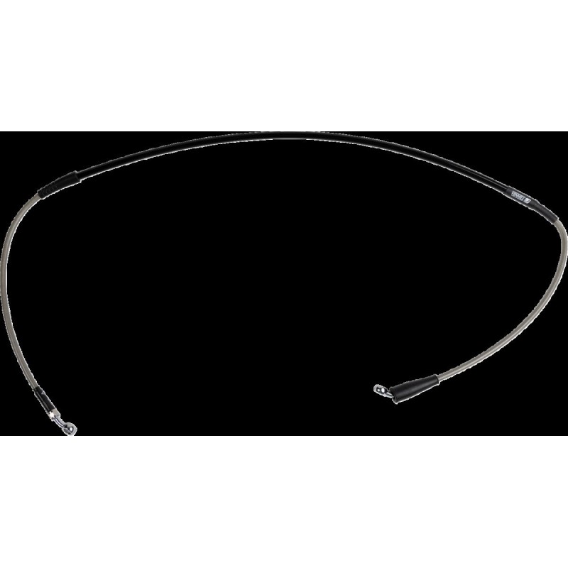 Latiguillo de freno de acero inoxidable trenzado Moose Racing - H02-1-065/P-CL